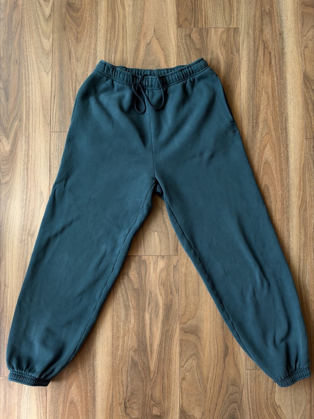 Aritzia TNA Cozy Fleece Mega Sweatpant | Dark Green | Size S
